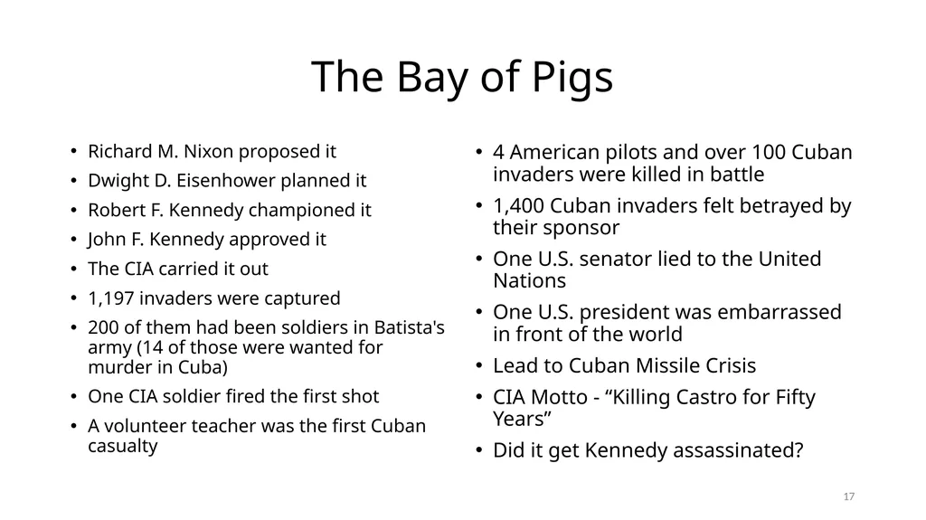 Chapter 19 – Covert Actions Learning Objectives - slide 17 of 74