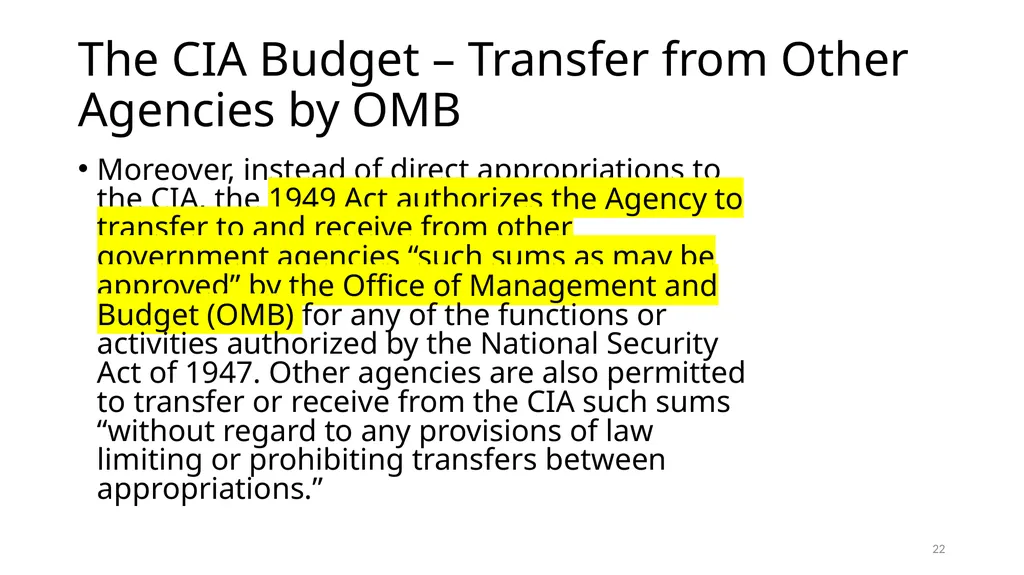 Chapter 19 – Covert Actions Learning Objectives - slide 22 of 74
