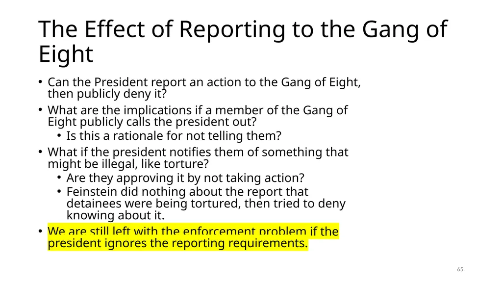 Chapter 19 – Covert Actions Learning Objectives - slide 65 of 74