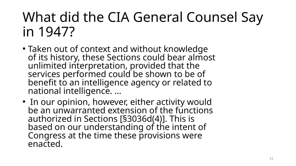 Chapter 19 – Covert Actions Learning Objectives - slide 11 of 74
