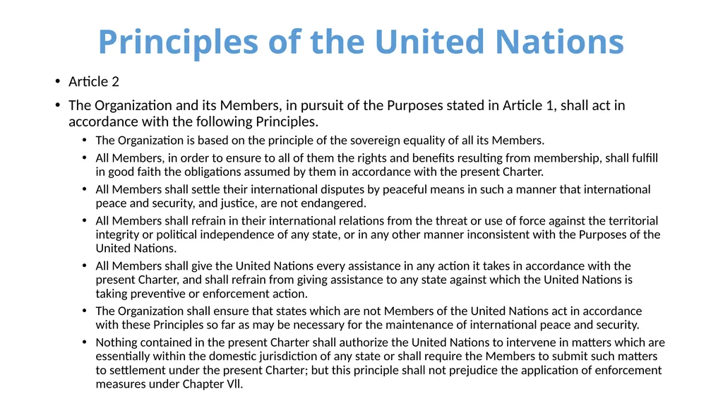 UNITED NATIONS Source: un.org UN Overview The - slide 10 of 21