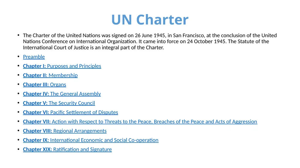 UNITED NATIONS Source: un.org UN Overview The - slide 6 of 21