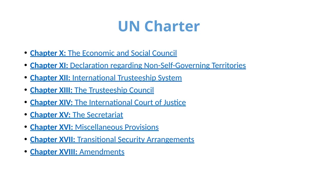 UNITED NATIONS Source: un.org UN Overview The - slide 7 of 21