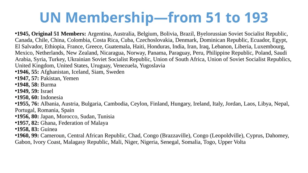 UNITED NATIONS Source: un.org UN Overview The - slide 3 of 21