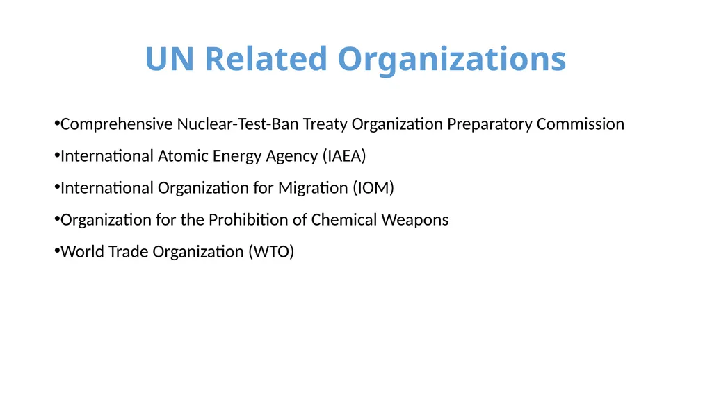 UNITED NATIONS Source: un.org UN Overview The - slide 17 of 21