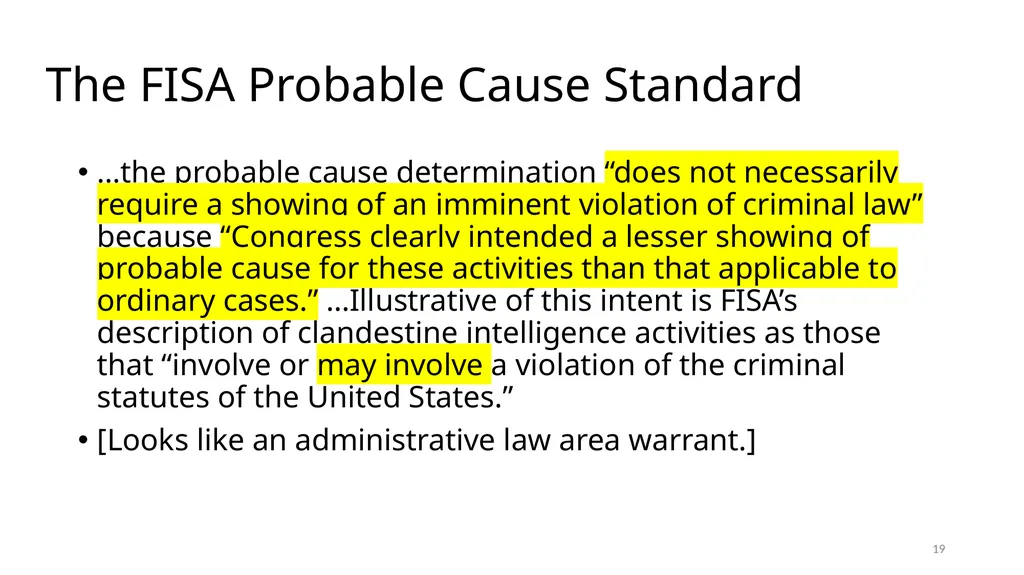 Chapter 21 - Congressional Authority for National - slide 19 of 44