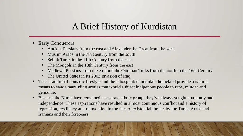 Kurdistan A Stateless Nation A Brief History of - slide 2 of 5