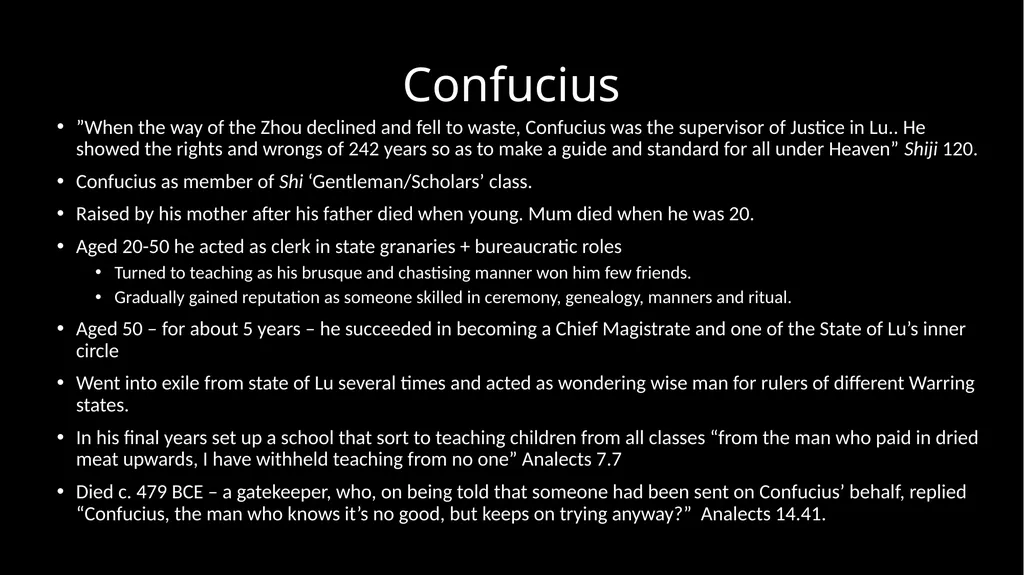 Ancient Global History Lecture 6 (week 7) “The - slide 7 of 21