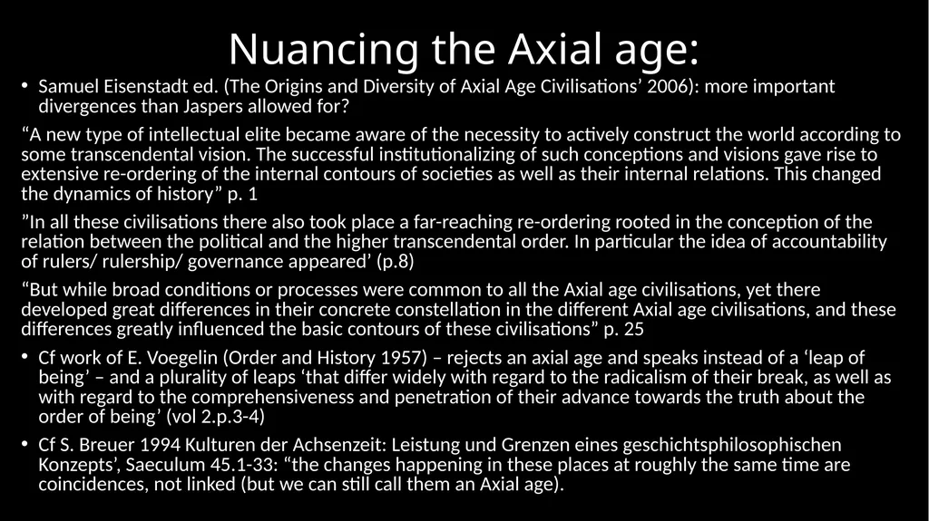 Ancient Global History Lecture 6 (week 7) “The - slide 16 of 21