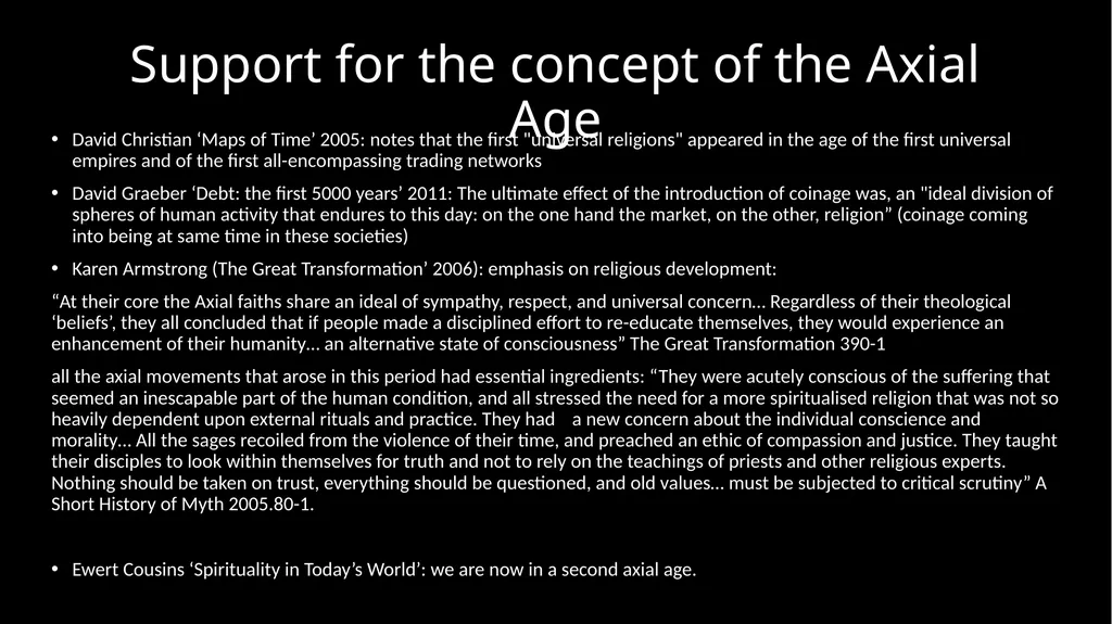 Ancient Global History Lecture 6 (week 7) “The - slide 14 of 21