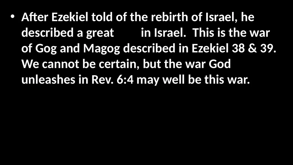 In Rev. 6:2, when the Risen Christ opened the - slide 43 of 81
