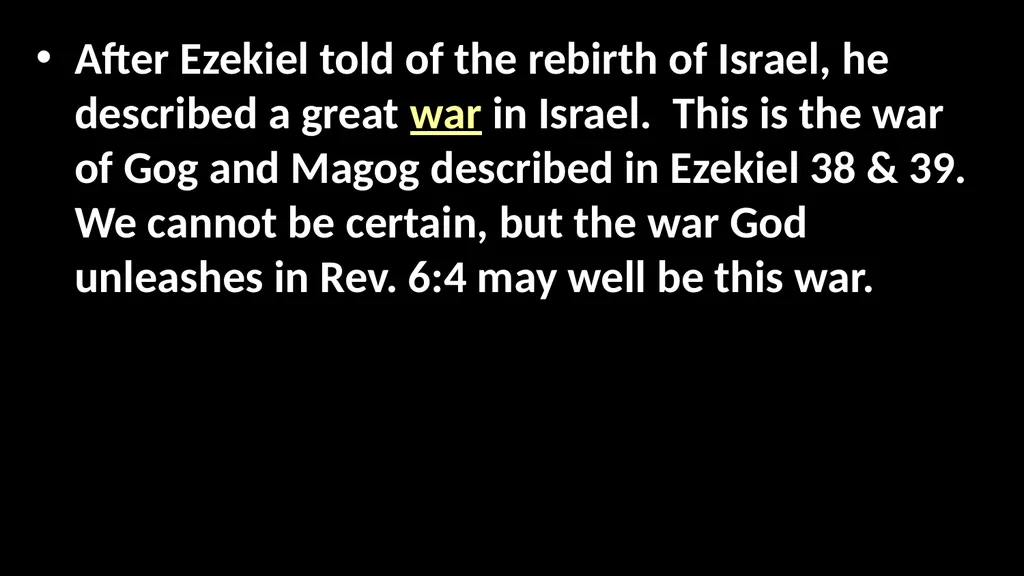 In Rev. 6:2, when the Risen Christ opened the - slide 44 of 81