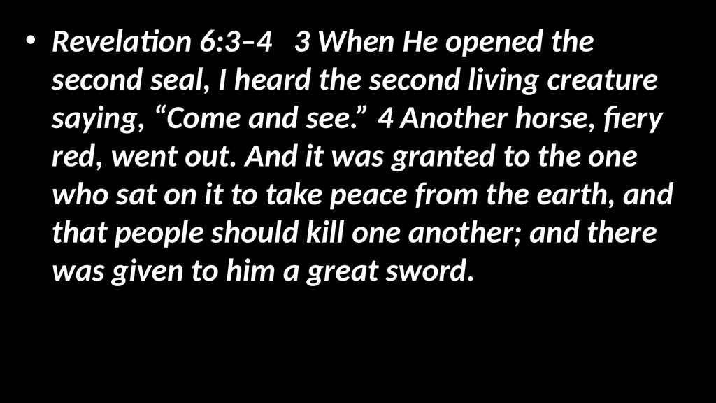 In Rev. 6:2, when the Risen Christ opened the - slide 77 of 81