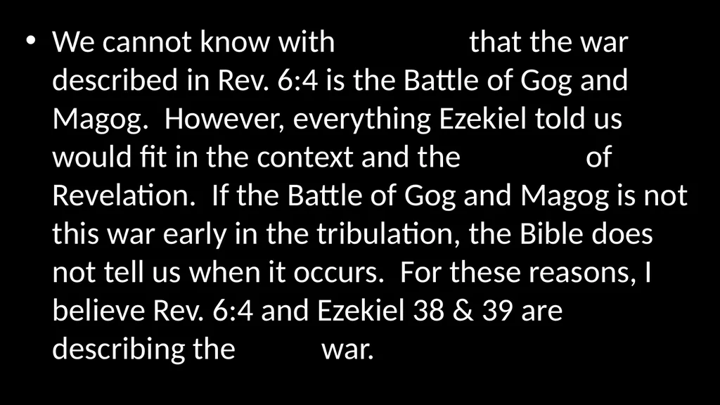 In Rev. 6:2, when the Risen Christ opened the - slide 78 of 81