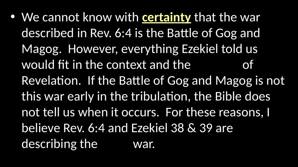 In Rev. 6:2, when the Risen Christ opened the - slide 79 of 81