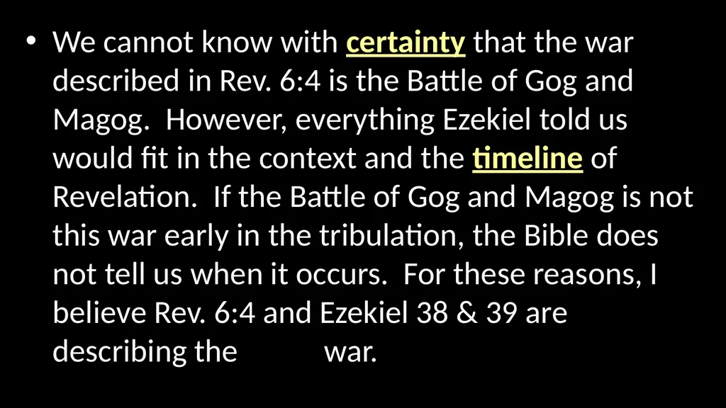 In Rev. 6:2, when the Risen Christ opened the - slide 80 of 81