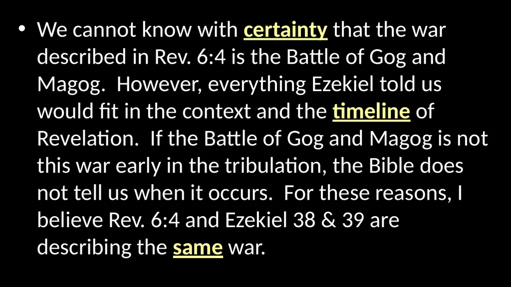 In Rev. 6:2, when the Risen Christ opened the - slide 81 of 81