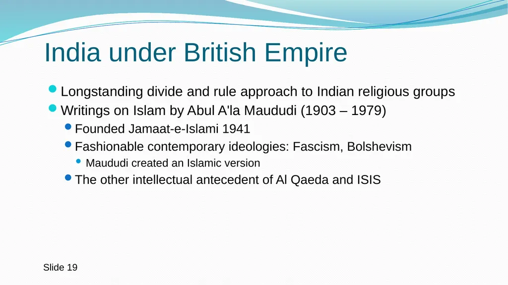 Do Muslim Religious Texts Cause Religious - slide 19 of 24