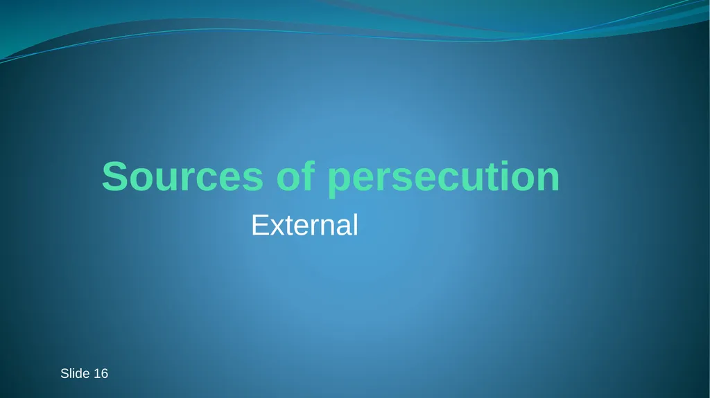 Do Muslim Religious Texts Cause Religious - slide 16 of 24