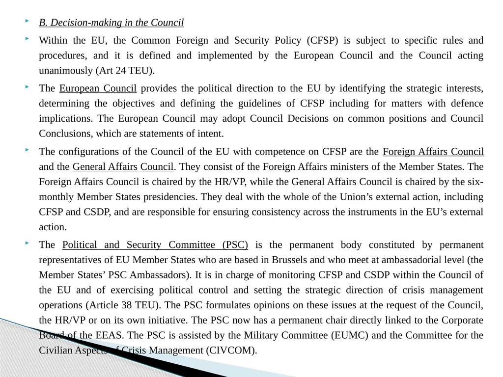 Public Administration applied to Foreign Policy & - slide 42 of 69