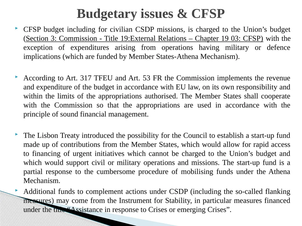 Public Administration applied to Foreign Policy & - slide 65 of 69