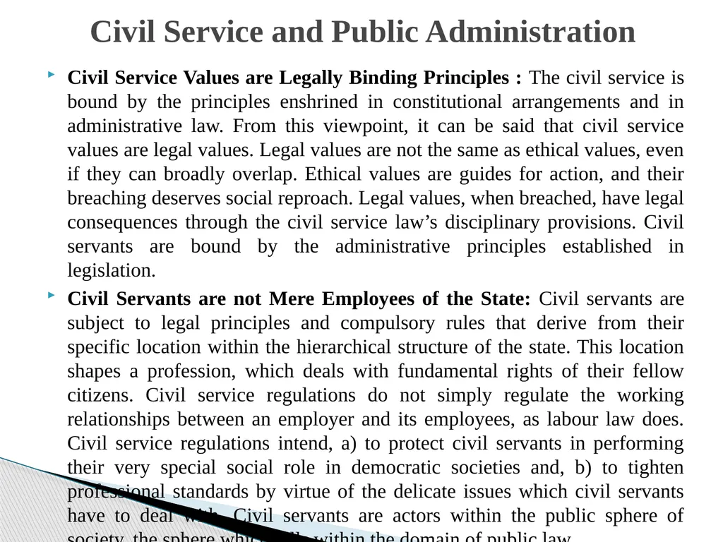 Public Administration applied to Foreign Policy & - slide 26 of 69