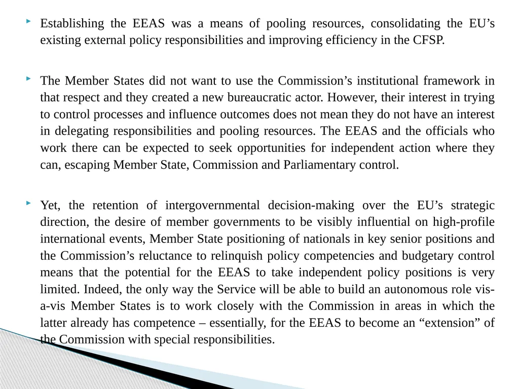 Public Administration applied to Foreign Policy & - slide 60 of 69
