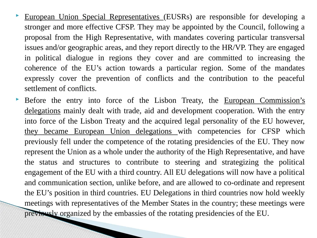 Public Administration applied to Foreign Policy & - slide 58 of 69
