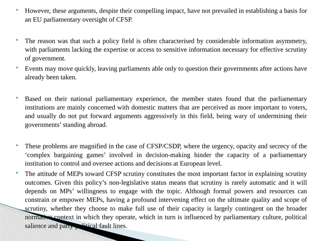 Public Administration applied to Foreign Policy & - slide 54 of 69