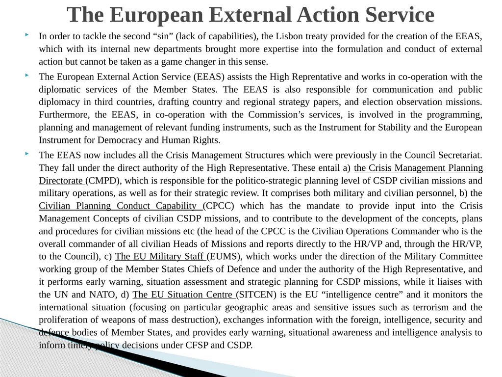 Public Administration applied to Foreign Policy & - slide 57 of 69