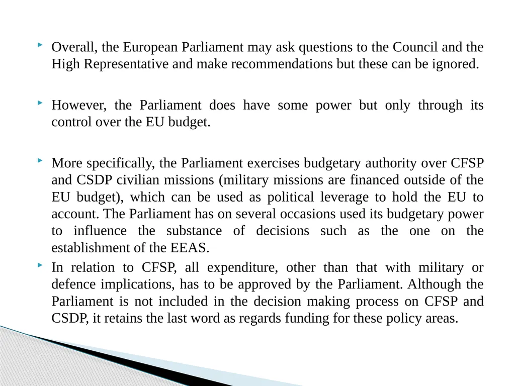Public Administration applied to Foreign Policy & - slide 51 of 69