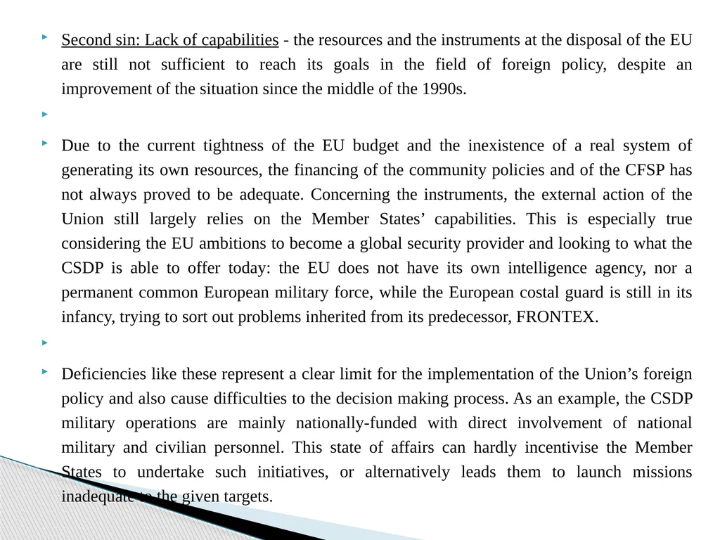 Public Administration applied to Foreign Policy & - slide 33 of 69