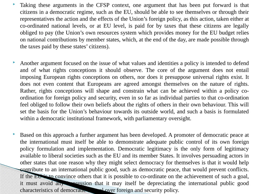 Public Administration applied to Foreign Policy & - slide 53 of 69