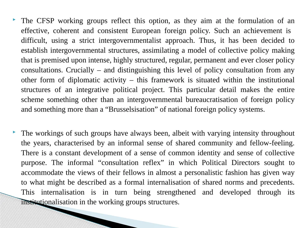 Public Administration applied to Foreign Policy & - slide 48 of 69