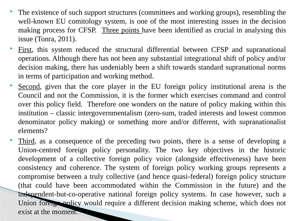 Public Administration applied to Foreign Policy & - slide 46 of 69