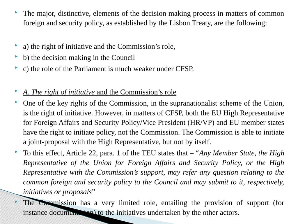 Public Administration applied to Foreign Policy & - slide 38 of 69