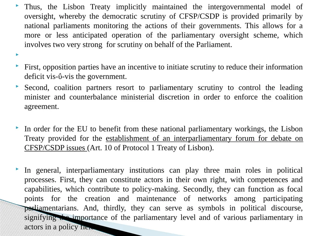 Public Administration applied to Foreign Policy & - slide 55 of 69