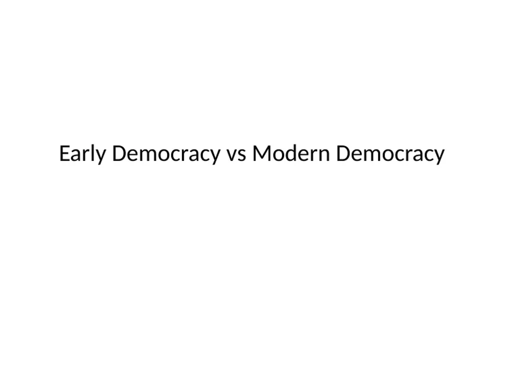 Democracy and Dictatorship: Conceptualization and - slide 2 of 66