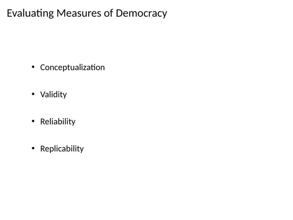 Democracy and Dictatorship: Conceptualization and - slide 51 of 66