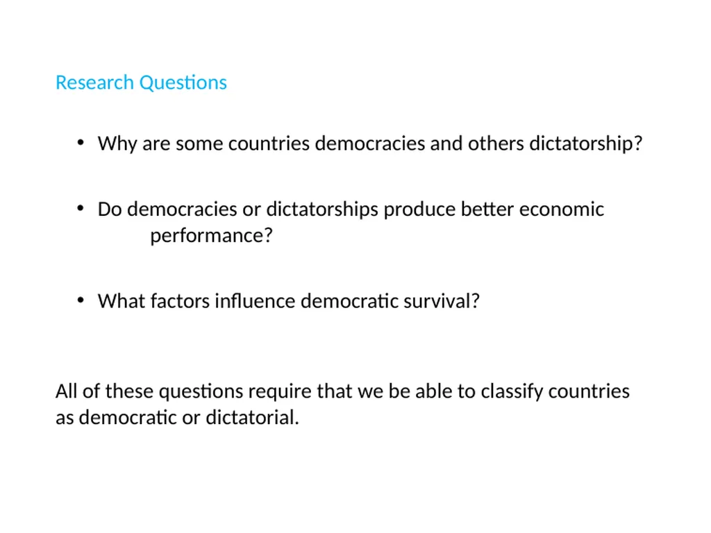 Democracy and Dictatorship: Conceptualization and - slide 26 of 66