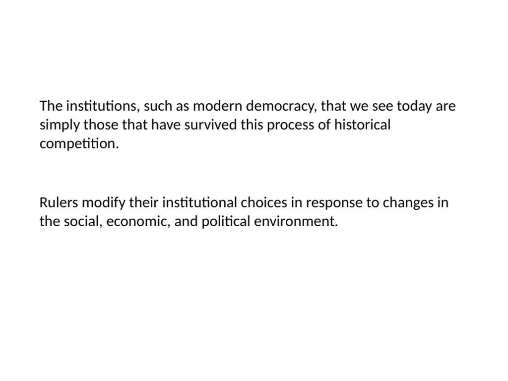 Democracy and Dictatorship: Conceptualization and - slide 23 of 66