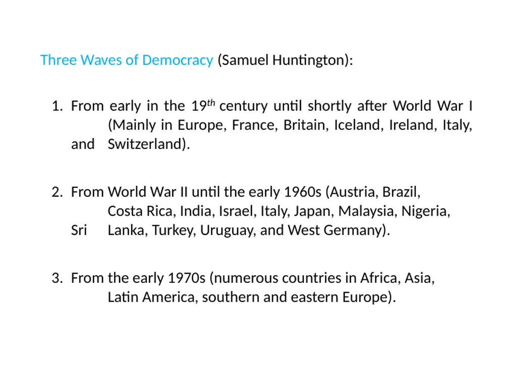 Democracy and Dictatorship: Conceptualization and - slide 21 of 66
