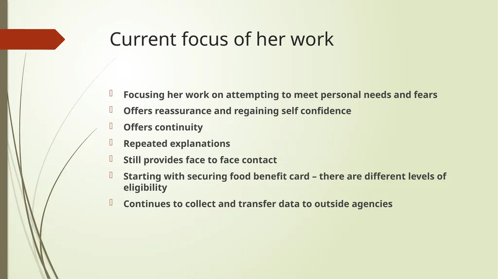 The Essential Contribution of Social Work with - slide 23 of 28