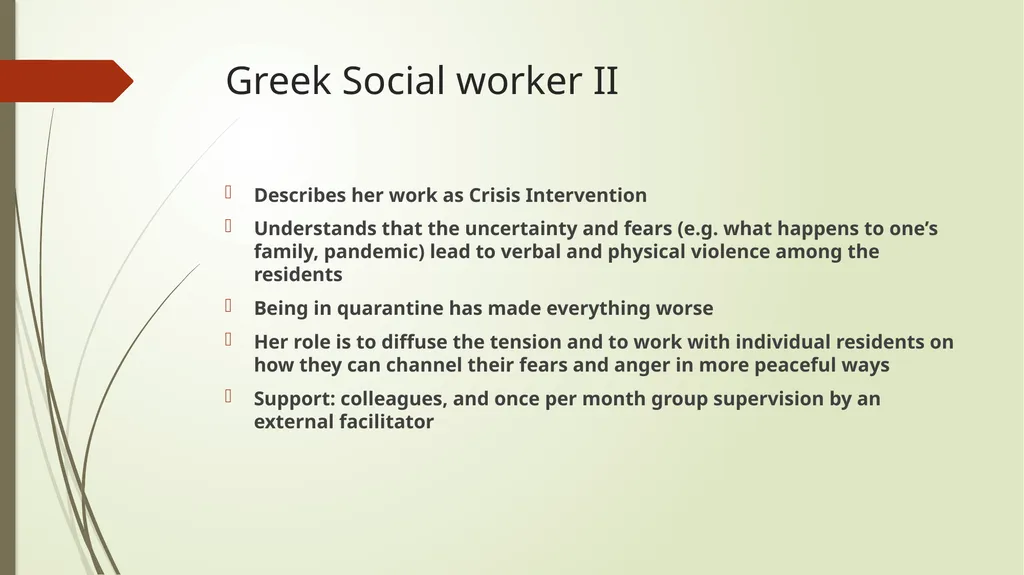 The Essential Contribution of Social Work with - slide 21 of 28
