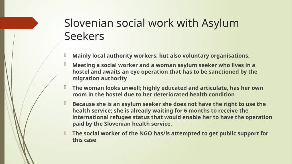 The Essential Contribution of Social Work with - slide 24 of 28