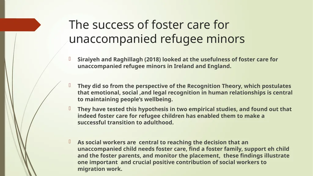 The Essential Contribution of Social Work with - slide 12 of 28