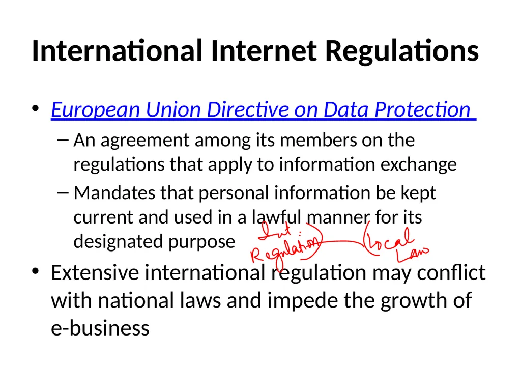 Lecture 30 Electronic Business (MGT-485) Review of - slide 6 of 27