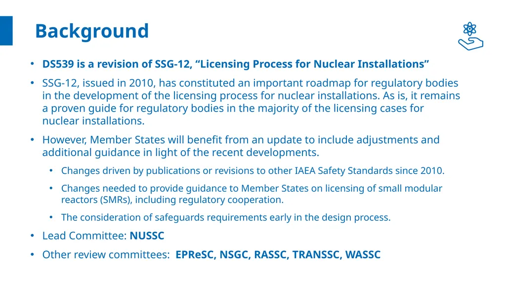 Name: Brett RINI Division: Nuclear Installation - slide 2 of 12