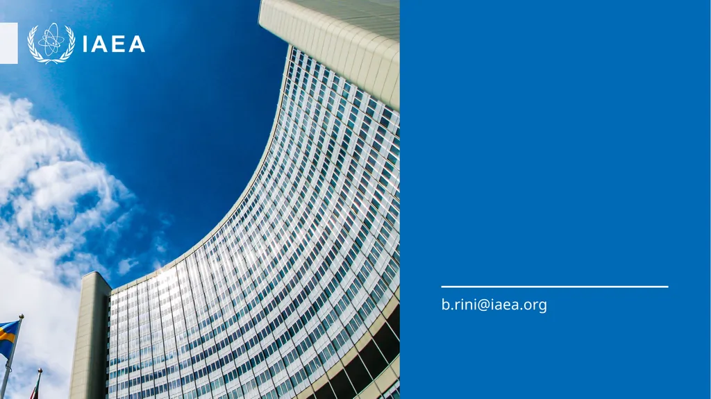 Name: Brett RINI Division: Nuclear Installation - slide 12 of 12