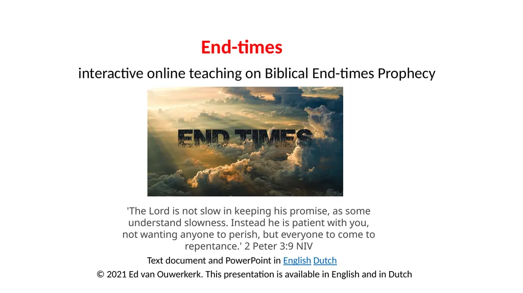 1st session End-times text document interactive - slide 2 of 51